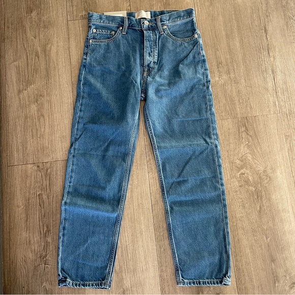 NWT Everlane Summer Slouch Jeans in Medium Blue - Picture 3 of 8